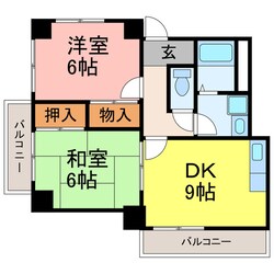 グランビスタ向山の物件間取画像